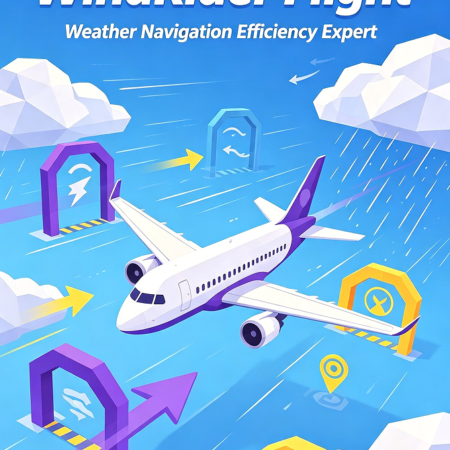 WindRider Flight: Weather Navigation Efficiency Expert