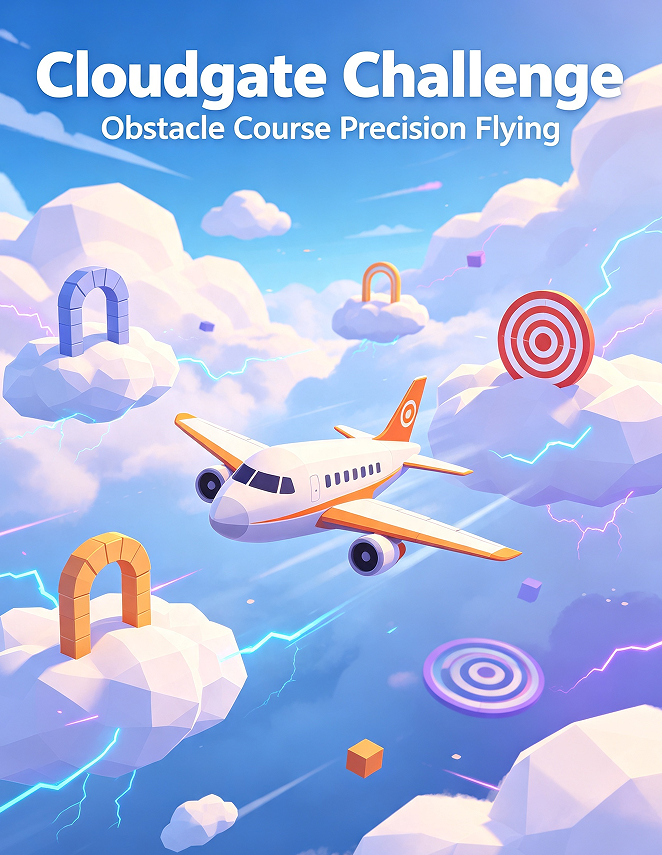 CloudGate Challenge: Obstacle Course Precision Flying