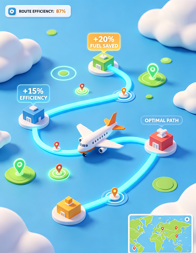 SkyRoute Planner: Efficient Route Optimization Simulator - Image 2