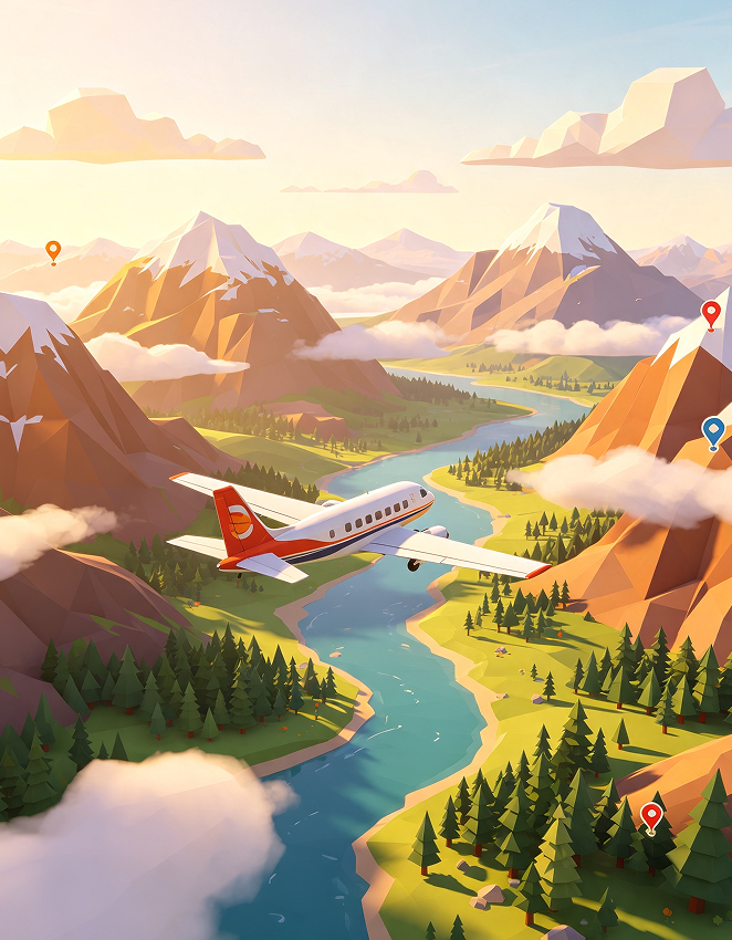 Horizon Flight: Scenic Relaxation Sky Journey - Image 2