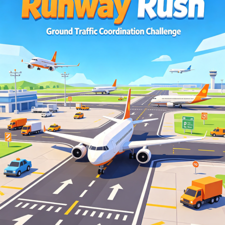 Runway Rush: Ground Traffic Coordination Challenge