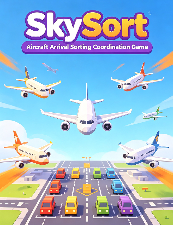 SkySort: Aircraft Arrival Sorting Coordination Game