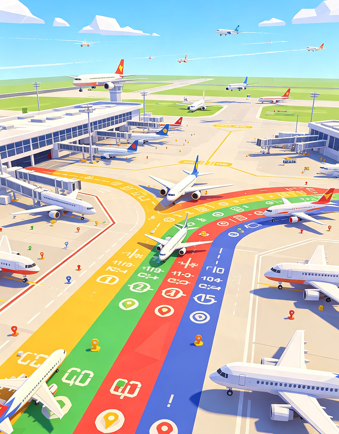 SkySort: Aircraft Arrival Sorting Coordination Game - Image 2