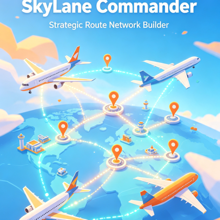 SkyLane Commander: Strategic Route Network Builder