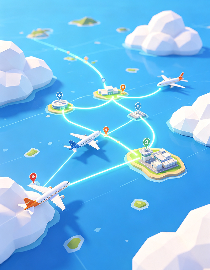 SkyLane Commander: Strategic Route Network Builder - Image 2